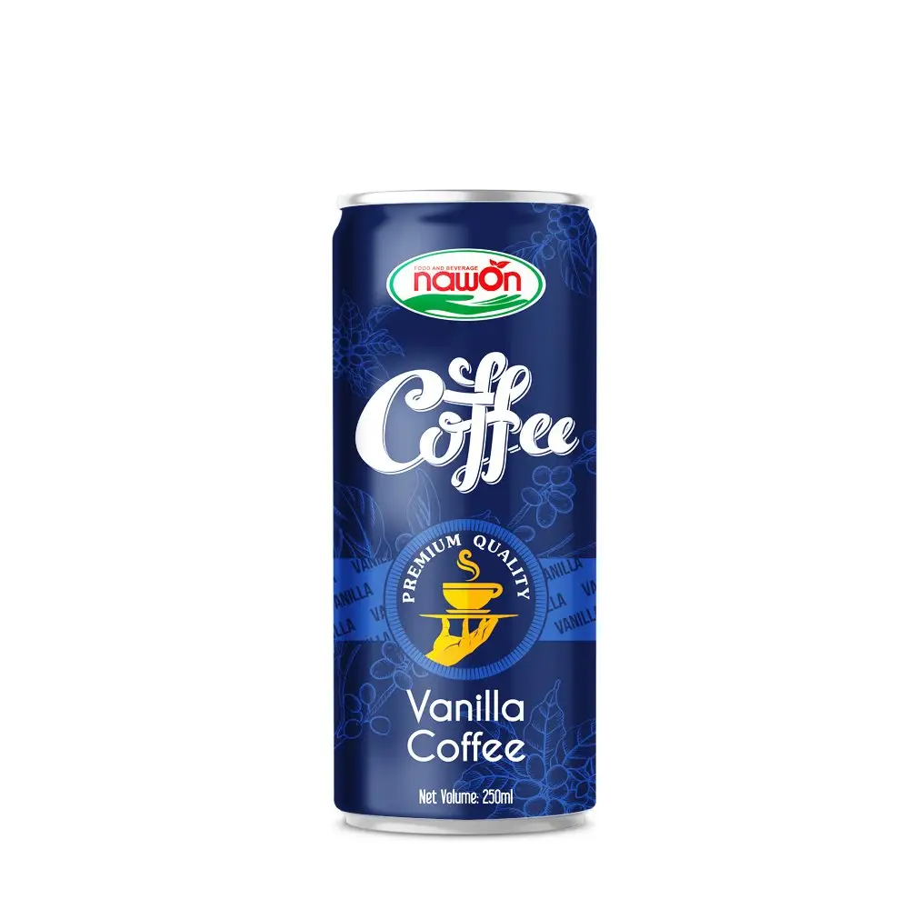 Wholesale Price 250ml Vietnamese Instant Coffee in Can Vanilla Flavor Instant Coffee Distributor Private Label Provider