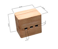 Nouveau système de gestion de cordon de bureau en bois Flexible organisateur de câble pour chargeur d'ordinateur portable téléphone portable support de stockage de gardien de fil à la maison