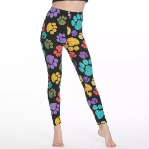 Leggings de yoga suaves con logotipo personalizado de cintura alta, pantalones ajustados para mujer, mallas atléticas para correr para entrenamientos intensos - Product Image 3