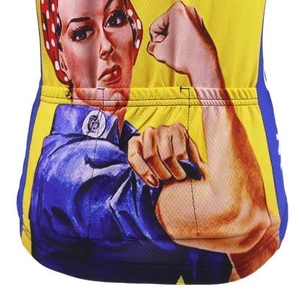 Camiseta de Ciclismo Personalizada con Logotipo de Marca, Diseño Personalizado, Estampada, para Mujer, Manga Corta, con Bolsillos, Cierre Completo, MTB, Elástica - Product Image 4