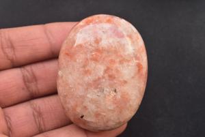 Sunstone Palmstone คริสตัลขายส่ง Sunstone Tower ปาล์มคริสตัลธรรมชาติจากอินเดียคริสตัลแฮนด์เมดซันสโตนธรรมชาติ - Product Image 2