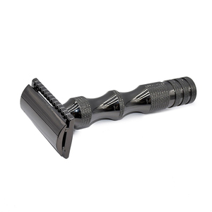 OEM — rasoir en métal pour hommes, noir, super faible poids, Double lame, sécurisé, pour soins de la peau et rasage de barbe - Product Image 4