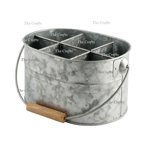 Porte-couverts galvanisé avec poignée pour dessus de table et ustensiles de cuisine Porte-couverts galvanisé au meilleur prix - Product Image 5