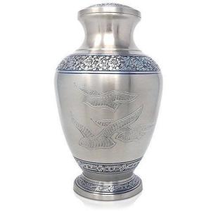 High Quality Urn <b>Funeral</b> Urn Amazing Design Modern Aluminum Cremation Adult Cremation Urns <b>Funeral</b> <b>Supplies</b> - Product Image 1