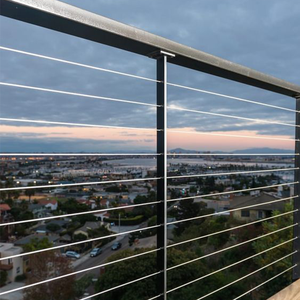 Système de garde-corps en <span class=keywords><strong>acier</strong></span> inoxydable 304 316 <span class=keywords><strong>pour</strong></span> balcon, clôture en treillis métallique, garde-corps en câble <span class=keywords><strong>pour</strong></span> escalier, <span class=keywords><strong>terrasse</strong></span> - Product Image 5