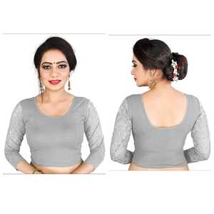 Ready to Wear Indian Womens Designer Embroidery Stone Work Tops Blouses Party Wear Wedding Designer Latest Ladies Wear Blouse Apparelgarment - Product Image 6