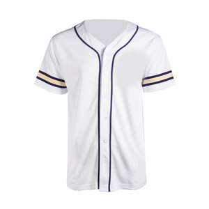 Camisetas de Béisbol Personalizadas al por Mayor, Económicas, Lisas, Ajustadas, con Serigrafía, Tallas Grandes, 100% Poliéster, Transpirables y de Calidad - Product Image 2