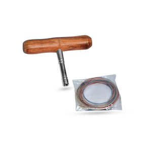 Harpe irlandaise en bois noir à 22 cordes avec levier, matériau de qualité supérieure, fabriquée en Irlande - Product Image 6