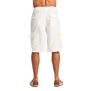 Short Cargo en coton pour hommes, avec poches multiples, ceinture, de loisirs, adapté à tous les usages, été, 2020 - Product Image 2