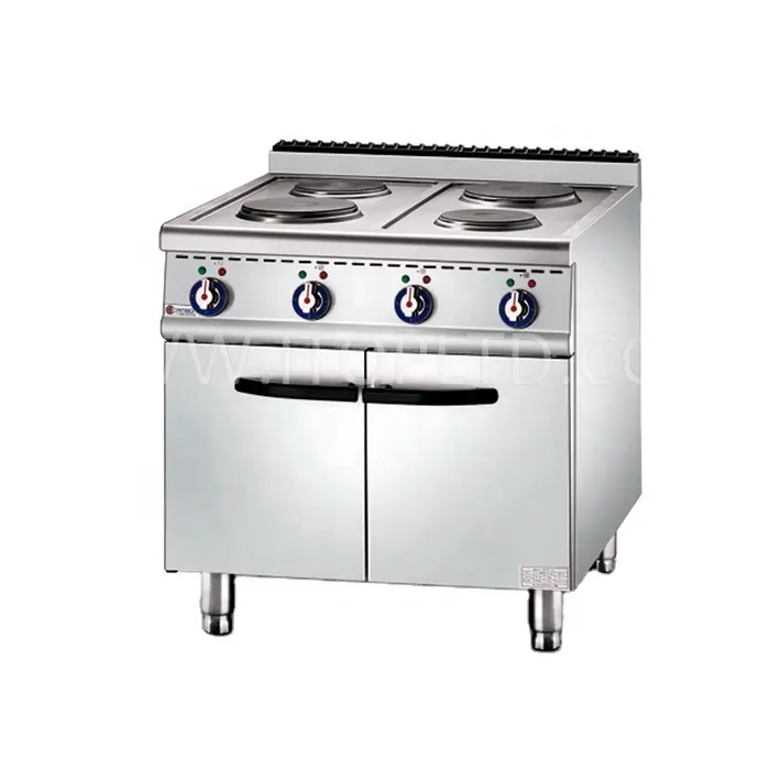 オープンキッチン機器ガスバーナー範囲ガス調理範囲/オーブン付きガス炊飯器/4つのバーナーとオーブン付きガス範囲