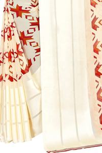 Nouvelle arrivée de coton Kanchipuram Checks Work and Festival Wear Saree Vente en gros Prix le plus bas Vêtements ethniques Vêtement - Product Image 4