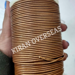 Cordon rond en cuir pour la fabrication de bijoux pour divers résultats - Product Image 1