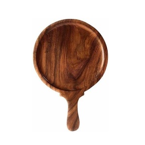 Panneau rond en bois de plat de pizza pour l'usage de maison d'hôtel de restaurant de café - Product Image 1