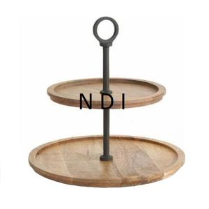 Décoration de fête de mariage de luxe utiliser la meilleure qualité 3 niveaux gâteau service gâteau support brillant finition pliant gâteau support - Product Image 4