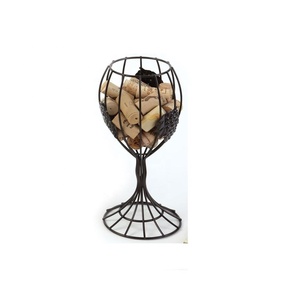 Fancy Wine <b>Bottle</b> <b>Cork</b> Holder Wire Goblet Style Manufacturer Wholesaler Low MOQ Factory Price Handmade - Product Image 2