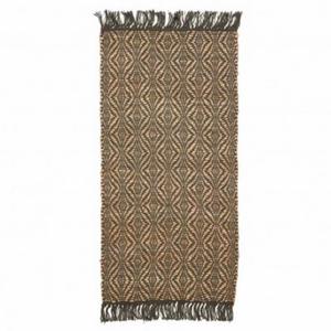 Customizable <b>Rustic</b> 100% Natural Wool Jute Rug Carpet Beautiful New Design Handwoven Hand Braided for Room or <b>Door</b> - Product Image 1