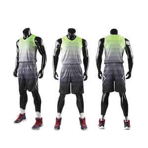 Vente en gros OEM ODM, uniforme de basket-ball pour hommes personnalisé, respirant, antibactérien, séchage rapide, broderie sublimée, marque personnalisée - Product Image 4