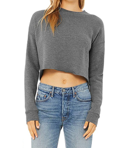 BC7503 - Bella + Canvas Sweat-shirt à col rond en polaire pour femme - Product Image 2