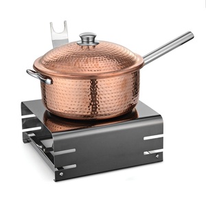 Design exclusif hôtel cuisine fournitures alimentaires plat de service finition en cuivre chauffe-plats chauffe-plats service chauffe-plats - Product Image 1
