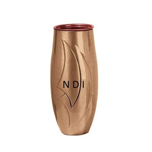 แจกันดอกไม้อลูมิเนียมขนาดมาตรฐานตกแต่งด้วยมือแกะสลัก - Product Image 1