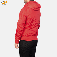 Blouson d'hiver de luxe pour homme 2022, style aviateur, rouge, avec fermeture éclair, imperméable, coupe-vent, réversible, respirant, enduit