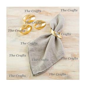 Anneau porte-serviettes en métal doré couleur or taille personnalisée anneau de serviette hôtel restaurant à bas prix - Product Image 2