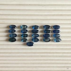 Piedra preciosa de corte ovalado suelto de zafiro azul Natural de grado AAA con certificado IGI para accesorios de joyería - Product Image 2