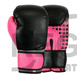 Guantes de boxeo con estampado de látex y cuero japonés para adultos y personas, guantes de boxeo con Logo OEM, película de Color plástico, SBR - Product Image 2
