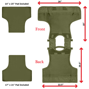 Gilet da combattimento regolabile gilet da combattimento gilet modulare con gilet esperto tattico con fettuccia <span class=keywords><strong>Molle</strong></span> - Product Image 5