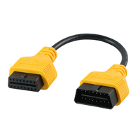 Cable Adaptador de Diagnóstico AUTOOL Auto OBD 2, Conector de Extensión OBD2 II ELM327 para Automóvil, Cable de Extensión de 16 Pines Macho a Hembra de 30 cm