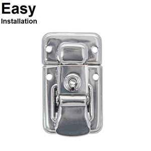 Gaming machine tool case <b>lock</b> hardware with mini HC252 galvanizing nickel hinge latch simple adjustable special custom fashion - Product Image 1