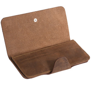 Billetera larga de cuero genuino para hombre, billetera de grado superior, 2023 - Product Image 2