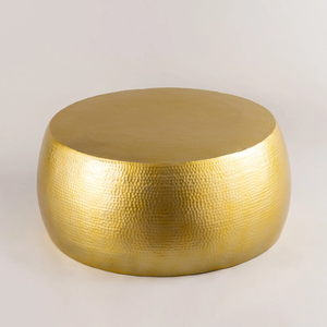 Table basse de finition martelée moderne de vente chaude dans les meubles uniques de salon de brillance d'or avec la salle de prix-Liivnig concurrentielle-Liivnig - Product Image 4