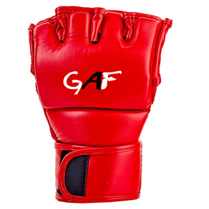 Guantes de combate profesionales GAF, guantes de boxeo de cuero MMA para competición, guantes de boxeo MMA de medio dedo para hombres y mujeres - Product Image 5