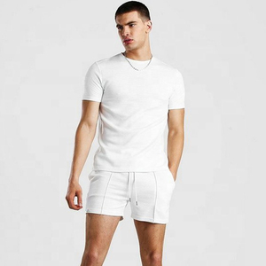 Ropa Deportiva de verano para hombre, conjunto de dos piezas con logotipo de marca personalizado, 2022 - Product Image 2