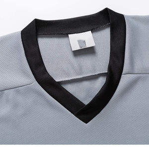 Uniformes de hockey sobre hielo universitario, doble cara, impresión completamente por sublimación, parches de goma, camisetas de equipo de hockey - Product Image 3