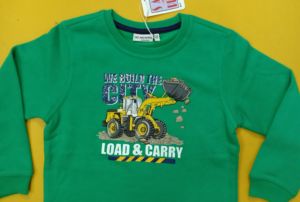 Lot de vêtements en stock du Bangladesh : Sweat-shirts à manches longues pour garçons, pulls décontractés en coton pour enfants, hauts pour 2-8 ans - Product Image 2