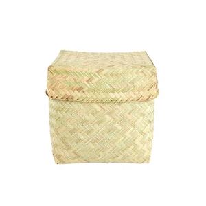 Boîte-cadeau en bambou tissé artisanal du Vietnam de haute qualité en gros, boîte à lunch artisanale, récipient alimentaire - Product Image 3