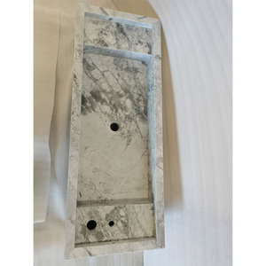Lavador <span class=keywords><strong>de</strong></span> <span class=keywords><strong>ropa</strong></span> con piedra natural moderna, lavamanos <span class=keywords><strong>de</strong></span> lavandería <span class=keywords><strong>de</strong></span> mármol superblanco a buen precio - Product Image 2