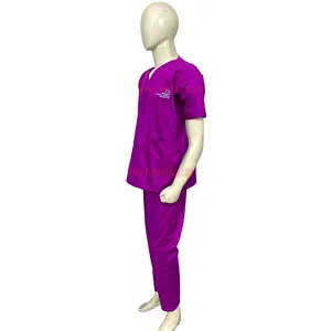 Promotion Price Functional Healthcare Nurse Scrubs Hospital Uniform Medical Scrubs Custom made Embroidery Logo Hospital Clothing