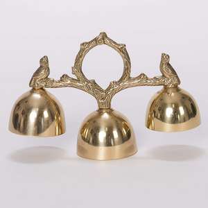 BRASS BIG CHURCH HAND BELL CHURCH SUPPLIES - Product Image 4