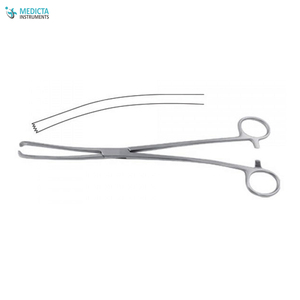 คีมจับสิ่งสกปรกแบบแมนนวลคุณภาพสูง ทำจากเหล็กกล้าไร้สนิม ขนาด 21 ซม. - เครื่องมือทางนรีเวช ที่เป็นพื้นฐานของเครื่องมือผ่าตัด - Product Image 4