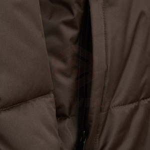 Veste matelassée imperméable et respirante pour homme, col montant, logo personnalisé, style tendance, grande taille, haute qualité - Product Image 4