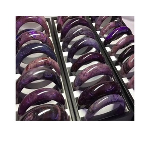 Natural <strong>Sugilite</strong> Bangle mass quantity make wholesale One <strong>Sugilite</strong> purple Jadeite Jade gems Bangle genuine round circle <strong>bracelet</strong>
