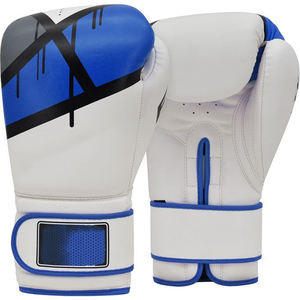 Gants de boxe MMA personnalisés de haute qualité en cuir avec fermeture à lacets, moulés à la machine pour une protection optimale lors de la pratique des arts martiaux - Product Image 2