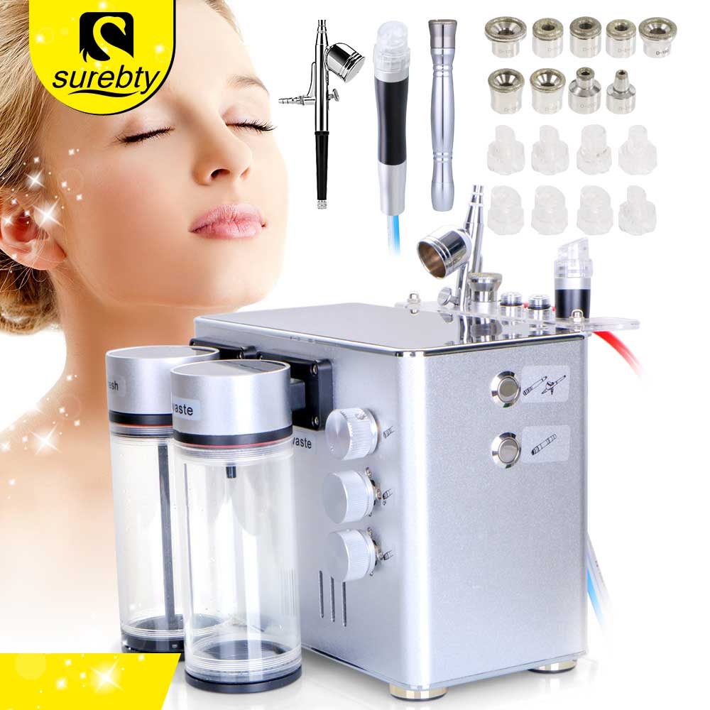Лидер продаж, Микродермабразия, пилинг для лица, вакуумная Алмазная дермабразия, уход за кожей, косметическая машина