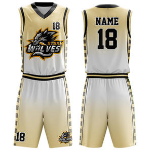 Uniforme de baloncesto para hombre, Material 100% poliéster, venta al por mayor - Product Image 4