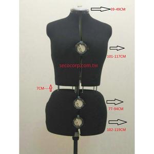 MOD151(B) Sản Xuất Tại Đài Loan Nữ Thợ May Có Thể Điều Chỉnh Váy May Dạng Ma Nơ Canh - Product Image 4