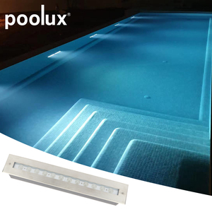 Yeni varış sualtı lineer ışık DC12V 9W IP68 su geçirmez uzaktan kumanda RGB LED sualtı yüzme havuzu ışıkları - Product Image 3