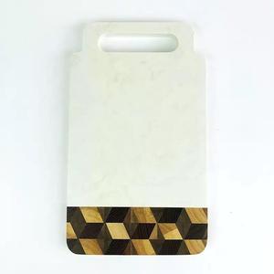 Planche à découper élégante chaude résine et meilleure utilisation d'autocollant en émail dans la planche à fromage planche à découper personnalisée Homeware Hotel Restaurants Utilisation - Product Image 3